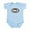 Sky Blue, variant on CafePress - OBX Outer Banks, NC Oval Infant Bodysuit - Baby Light Bodysuit, Size Newborn - 24 Months
