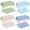 Blue Beige Sage Green-12, variant on Pink and Orange Round 3 Pack 84 Inch Plastic Disposable Party Tablecloths