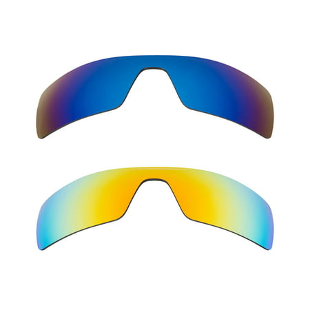 Oil Rig Replacement Lenses Polarized Blue & Yellow by SEEK fits OAKLEY