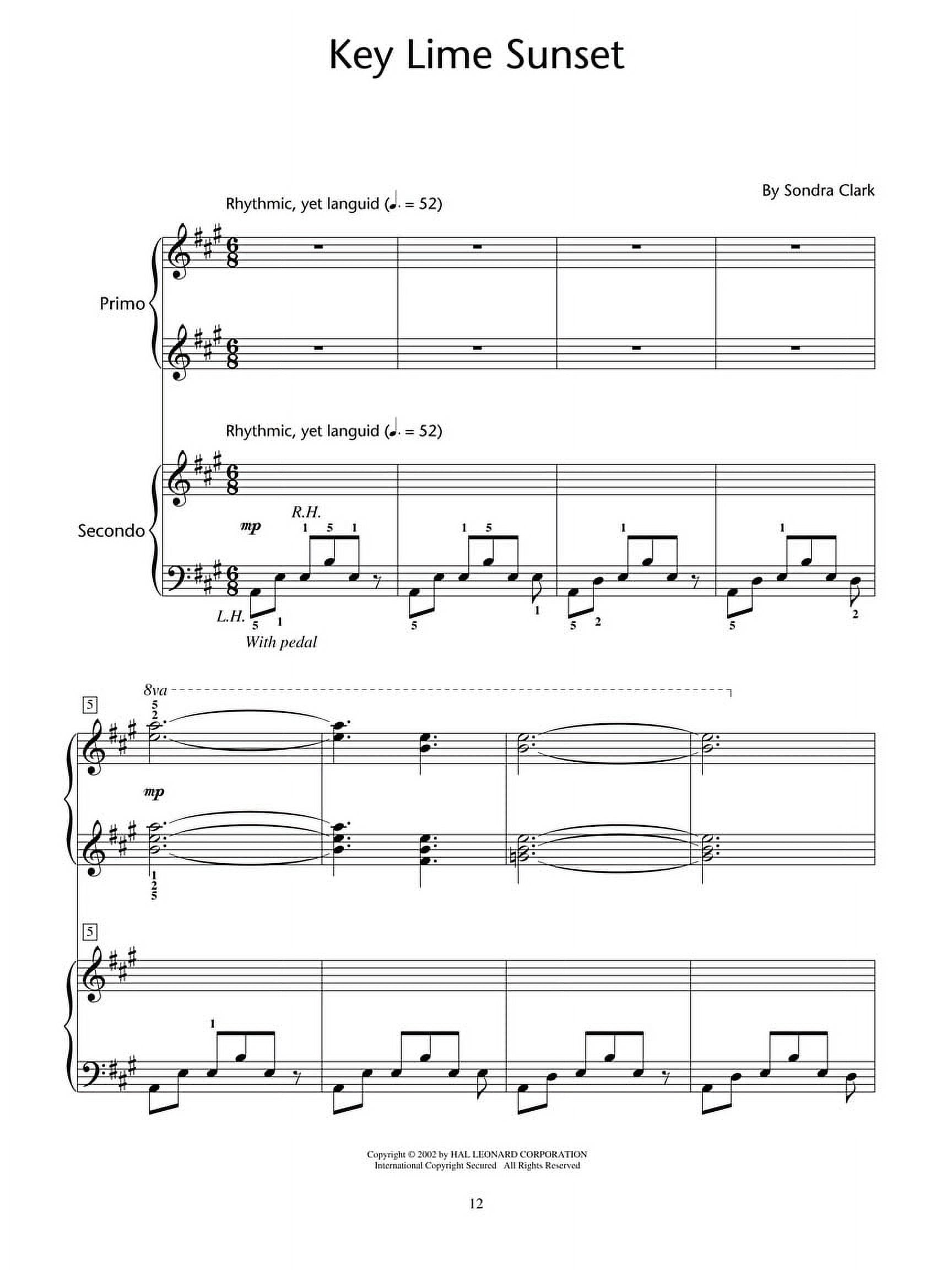 Florida Fantasy Suite: Hal Leonard Student Piano Library Intermediate Composer Showcase