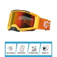 thumbnail image 2 of CRG Sports Motorcycle Goggles ATV Dirt Bike Glasses Off Road Racing Riding Motocross Goggles for Men, Women, Adults, 2 of 6