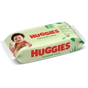 Baby Wipes Natural Care with Aloe Vera Huggies Wipes 56 Pc Kids