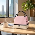 thumbnail image 6 of Dmlowu Lunch Bag for Women, Thermal Tote Insulated Lunch Box with Handle and Zipper, Portable Reusable Cooler Tote Bags for Office Car Picnic Camping Outdoor, 6 of 7
