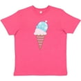 thumbnail image 3 of Inktastic Valentine's Day Ice Cream Cone Youth T-Shirt, 3 of 5