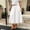 White, variant on Fesfesfes Girls Solid Color Casual Midi Skirt,Elastic High Waist Flowy A-Line Skirt,Kids Side Pocket Everyday Skirt for School Daily Wear Outdoor Activity