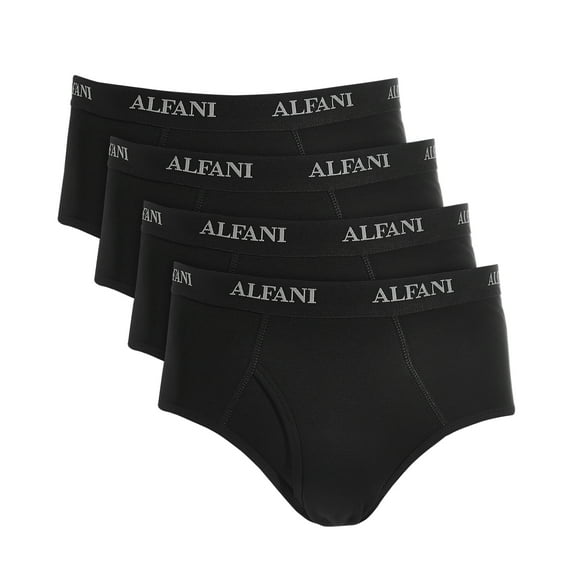 Alfani Men's 4-Pk. Moisture-Wicking Cotton Briefs, Created for Macy's