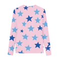 thumbnail image 6 of XQYLOS Kids Printed Sweatshirt Crewneck Loose Fit Star Graphic Pullover Cute Casual Girls Shirts Tops for 3-14 Years Trendy, 6 of 6