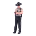 thumbnail image 4 of Figura masculina en miniatura a escala 1:64, pintada, simulación realista, para diorama. Emitir ticket, 4 of 9