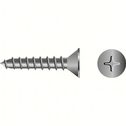 SeaChoice 59517; #6 X 1/2 Phillips Head Flat Tapping Screw 10/Bag Made by SeaChoice