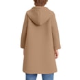 thumbnail image 6 of WOYY Boys Wool Coat Button Down Hooded Trench Jacket Casual Outerwear, Sizes 5-16, 6 of 6