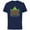Navy, variant on Disney and Pixar’s Monsters, Inc. Roz Christmas Bah Humbug - Short Sleeve Cotton T-Shirt for Adults - Customized-Black