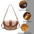 thumbnail image 3 of Bolso de sillín Bolsos cruzados pequeños para mujer Bolsos de moda para mujer, 3 of 5