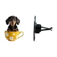 thumbnail image 2 of 2D Cute Dachshund Car Vent Clip Aromatherapy Ornament, Acrylic Waterproof Car Interior Decoration For Vehicle Air Vent, Car Accessories For S Teens, 2 of 5