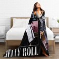 thumbnail image 6 of Jellys Music Rolls Blanket Flannel Fleece Blanket Ultra Soft Lightweight Throw Blanket for Bed Couch Living Room 50"x40", 6 of 6