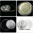 thumbnail image 6 of 30pcs 40.6mm Clear Airtight Holder Capsule Case for American Silver Eagle 1Oz Coin, 6 of 8