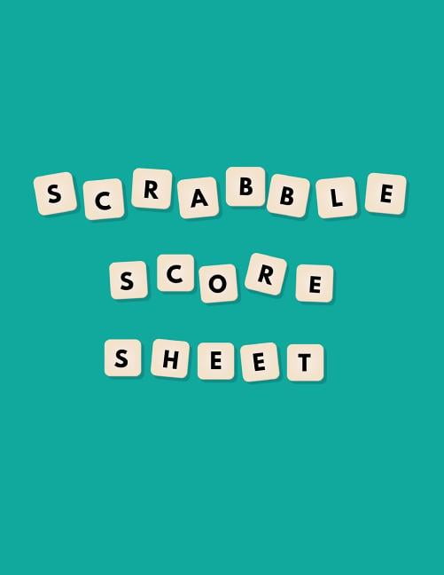 Scrabble Score Sheet Scrabble Game Record Book, Scrabble Score Keeper