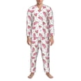 thumbnail image 3 of Zufioo Watermelon Mens Pajamas Set, Mens Long-Sleeved Pajama and Pajama Pants,Pajamas Para Hombres,Men's Sleepwear-XX-Large, 3 of 7