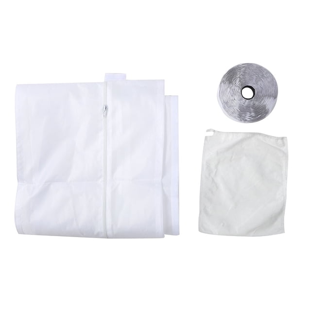 Window Sealing, Durable 190T Polyester Cloth Cover Accessories Window Sealing Cloth Air-Conditioning Sealing Cover, Hose 395cm Office For Flat Window Home