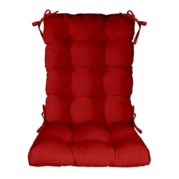 RSH Décor Indoor Outdoor Tufted Rocker Rocking Chair Pad Cushions