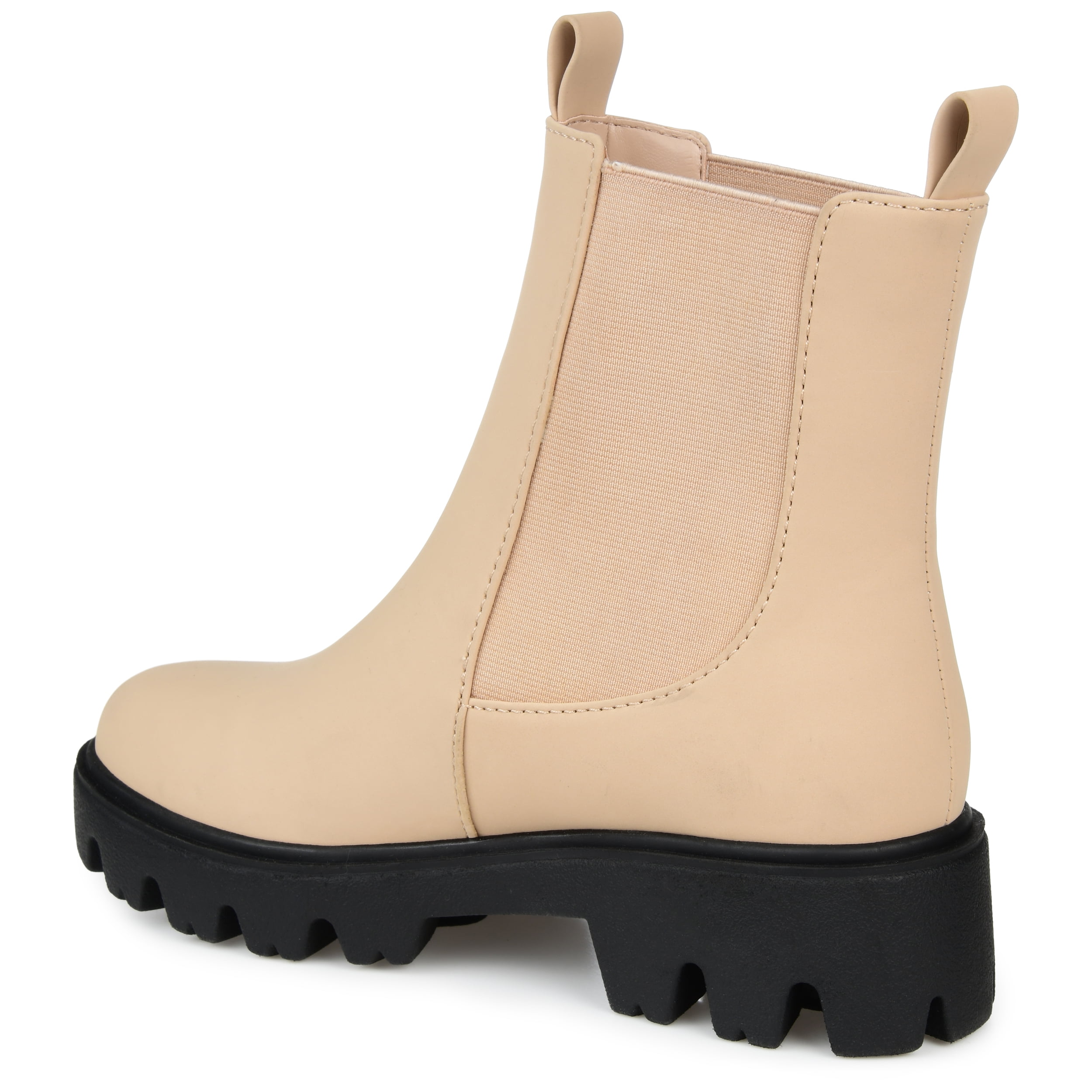 Journee Womens Ivette Pull On Block Heel Booties