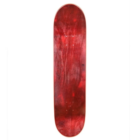 Inferno Skateboard Deck - Cal 7 Blank Maple 8.25 Inch Skateboard Decks (Red)
