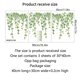 thumbnail image 5 of Diseño colgante, pegatinas de pared de vid verde, calcomanías de plantas verdes literarias frescas, escena de primavera, Mural artístico de pared DIY desmontable, 5 of 5