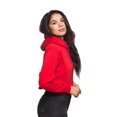thumbnail image 5 of G-Style USA Women's Long Sleeved Crop Top Hoodie LH13118 - Red - X-Large, 5 of 8