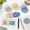 Round Morandi, variant on Round Morandi 800 Count Transparent Round Sticky Notes with Marker Pen
