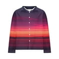 thumbnail image 5 of JUSLIO Button-Up Shirts for Men Casual Graphic Tops Fashion Long sleeve Tops Multicolor L, 5 of 5