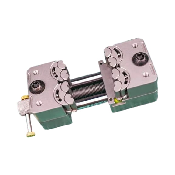 Adjustable Vise, with Anvils and Rotating Base, for Metal Shaping and Detailed Craft Projects