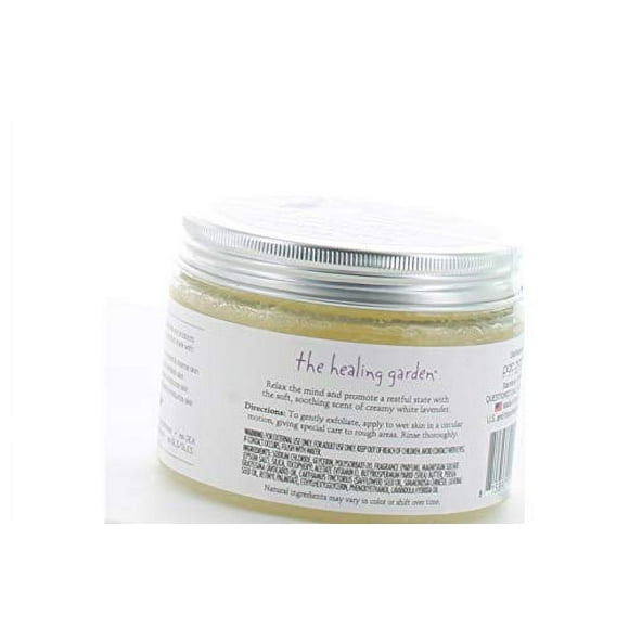 The Healing Garden White Lavender Epsom Salt Scrub 16 Oz