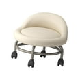 thumbnail image 5 of Low Rolling Stool with Universal Wheels for Daily Party Use Knee Exercises beige, 5 of 9