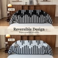 thumbnail image 4 of Jessy Home Sofa Covers Couch Cover Sofa Slipcover for Most Shape Sofas Multi-Function Furniture Cover for Pets Cats Dogs Home Decor 71"x 134"Black, 4 of 9