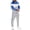 Blue Grey, variant on Sweatsuits for Men Set 2 piece Athletic Jogging Suits Zip up Track Suit Men's Color Block Set with Zip-up Hoodie