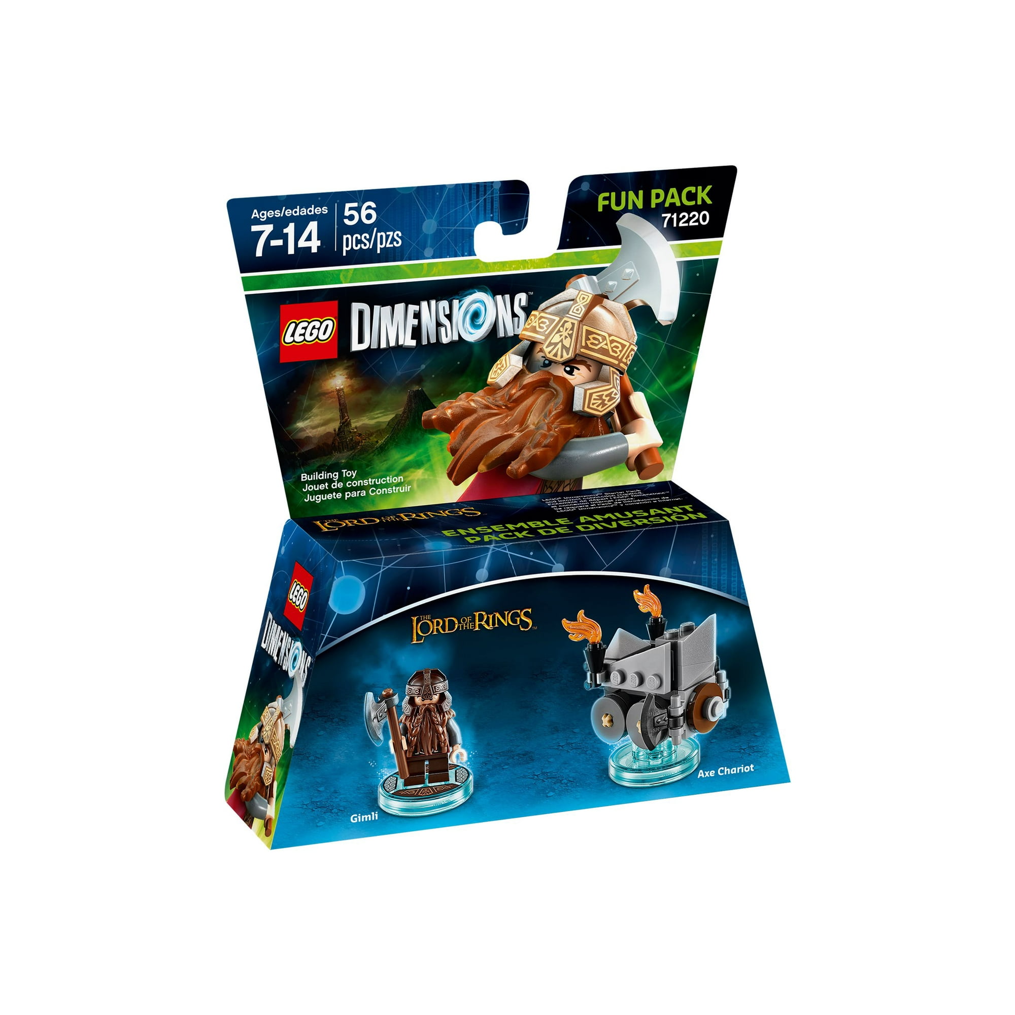 LEGO DIMENSIONS 71220 Gimli Fun Pack Walmart