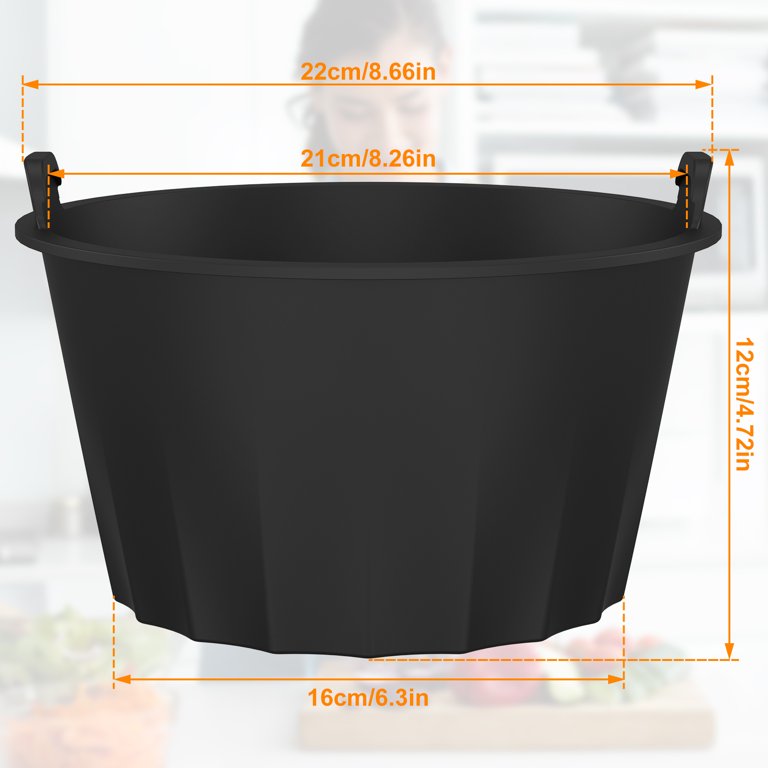 Grusce Slow Cooker Liners - Reusable Crock pot Divider,Safe Silicone  Cooking Bags Fit 6-8 Quarts Oval or Round Pot Dishwasher Safe Cooking Liner  