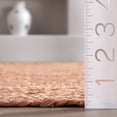 thumbnail image 4 of nuLOOM Rigo Hand Woven Farmhouse Jute Area Rug, 8' x 10', Peach, 4 of 9