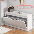 thumbnail image 3 of Réplica de Zapatero para sala de estar, mueble de lujo con asiento para cambiar zapatos, taburete para jugadores, pasillo, entrada, 3 of 4