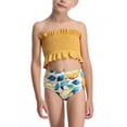 thumbnail image 5 of Lovebay Children Girls 2pcs Split Swimwear Set Sleeveless Vest Tube Cropped Top + Beach Flower Shorts Tankini Bikini Set, 5 of 16