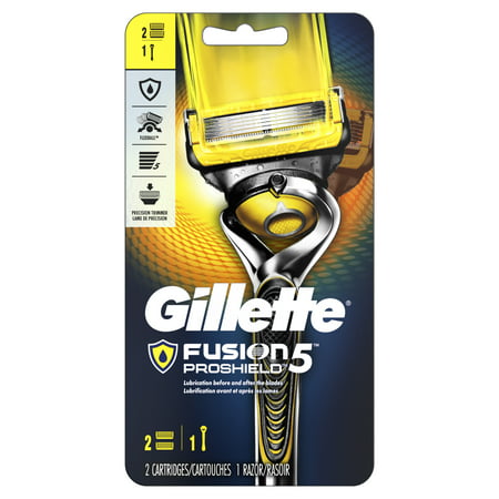 Gillette Fusion5 ProShield Mens Razor, Handle & 2 Blade