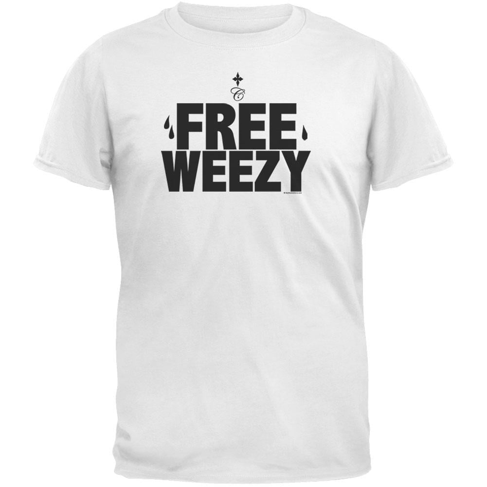 Free Weezy White T-Shirt - 5X-Large 