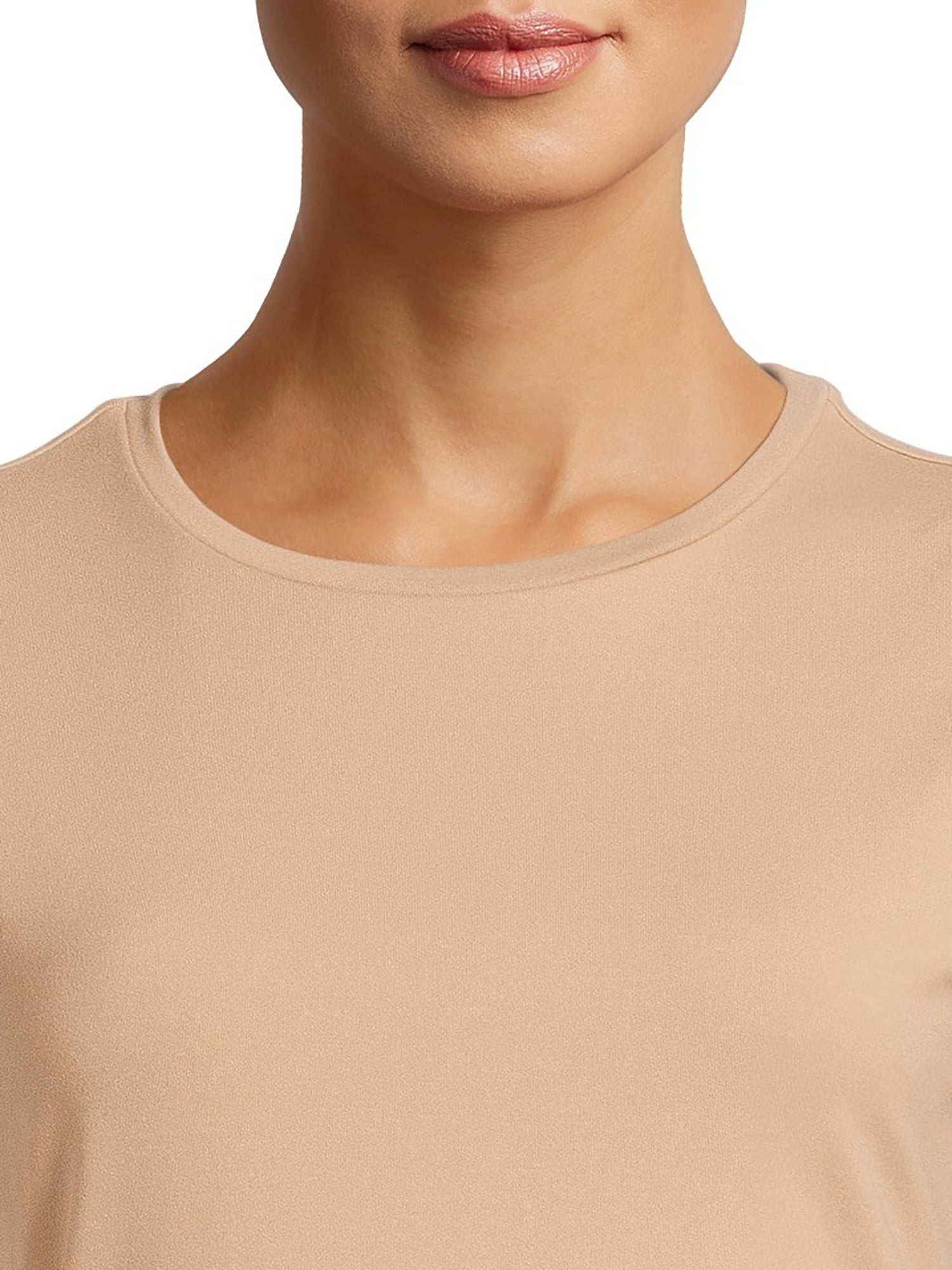 Time and Tru Women's Short Sleeve Smoothing T-Shirt, Sizes XS-XXXL