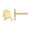 State - Alaska, variant on Diamond2Deal 14k Yellow Gold Washington State Earrings for Women (L- 0.2 in, W-0.35 in)