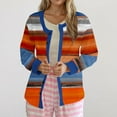 thumbnail image 1 of Puntoco Chaqueta Tipo Cárdigan Informal Con Botones Y Estampado Navideño Para Mujer, 1 of 5