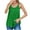 Green, variant on Besolor Womens Summer Tank Tops Adjustable Spaghetti Strap Camisoles Pleated Casual Loose Crewneck Tee Shirts
