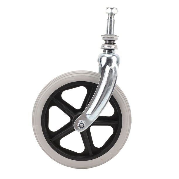 Rueda Delantera Para Silla De Ruedas, Rueda De Horquilla Delantera Para Silla De Ruedas De 7 Pulgadas, Alta Sensibilidad, Soporte De Carga Fuerte Y Confiable Para Silla De Ruedas
