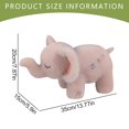 thumbnail image 3 of Baby Sound Machine Breathing Elephant Otter Sleep Buddy Plush Otter Portable Baby Soothers with Sensory Details Music Lights & Rhythmic Breathing Motion (13.7Inch), 3 of 9