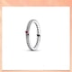 thumbnail image 2 of Anillo De Amor De Dedo De Plata 925 Pareja, 2 of 4