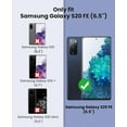 thumbnail image 2 of Galaxy S20 FE Case, Designed for Electroplated Samsung Galaxy S20 FE 4G/5G Phone Case, Case Soft TPU Protective Shockproof Flexible Samsung Galaxy S20 FE Case 6.5 inch,Blue, 2 of 13