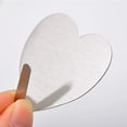 thumbnail image 2 of JM 7 ganchos de acero inoxidable en forma de corazón, ganchos decorativos para pared de habitación JM, 2 of 5